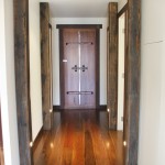 Entry With Recycled Pier Timbers